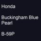 Preview: Honda, Buckingham Blue Pearl, B-59P.